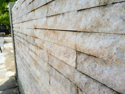 Stone Facing Installation